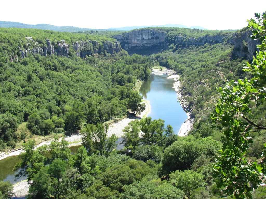 Camping Les Chenes Chauzon Exteriér fotografie
